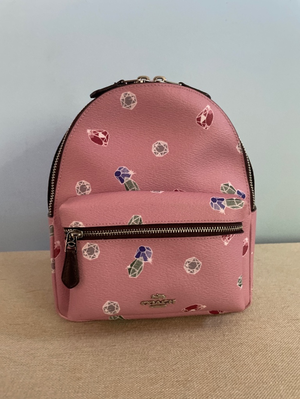 Coach Disney X Coach Mini Charlie Backpack With Snow White F72817